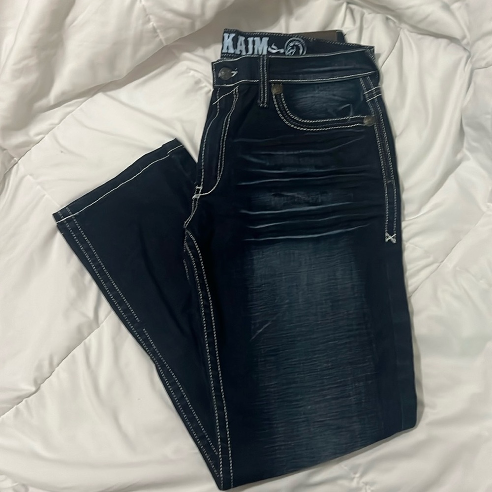 KAIN BLUE BOOT LEG JEANS